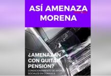 Videos circulating on social media show Morena brigade members threatening senior citizens